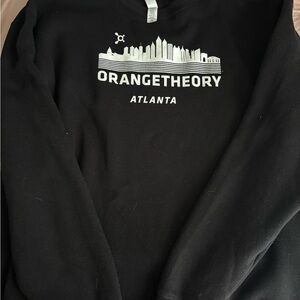 Orangetheory Black Tee with White Skyline